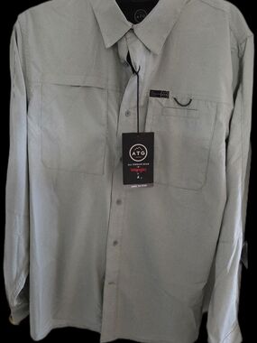 New ATG by Wrangler Men's Long Sleeve Hike to Fish Shirt